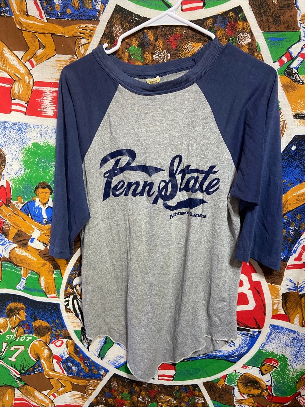 Penn State Raglan Long Sleeve Tee